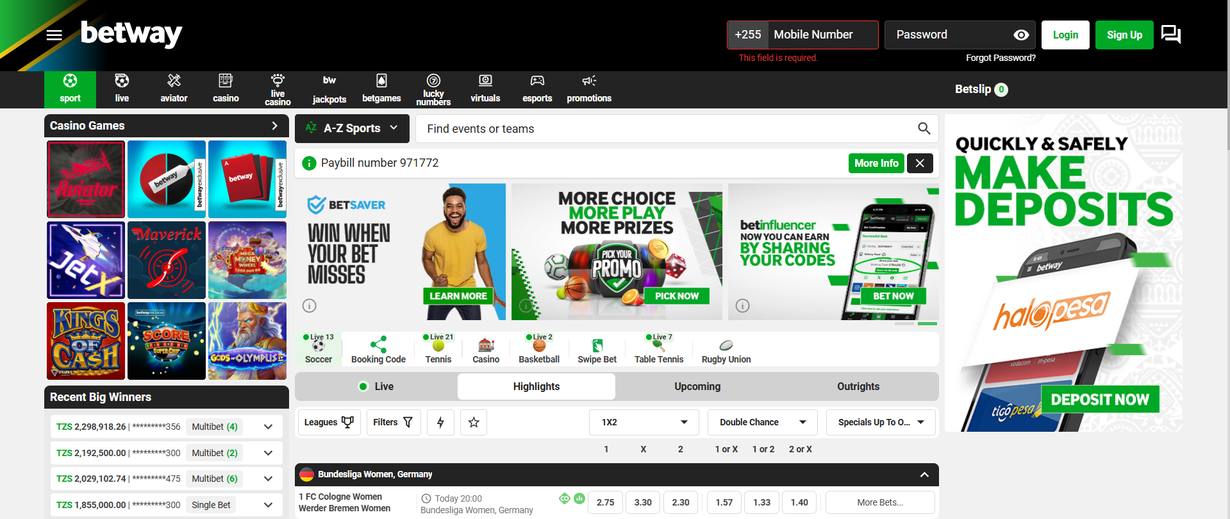 Aviator Betway
